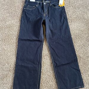 H&M Men's Relaxed Dark Blue Jeans